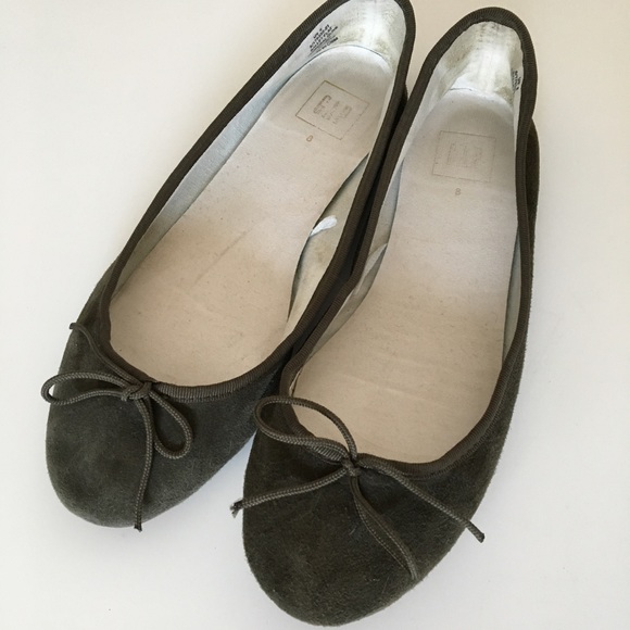 gap suede ballet flats